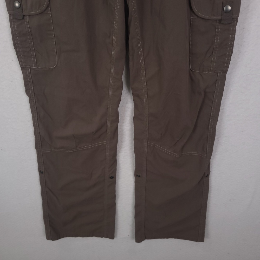 Kuhl Cargo Pants Womens 34 Brown Hiking Outdoor Utility Straight Leg Gorpcore - Picture 10 of 16